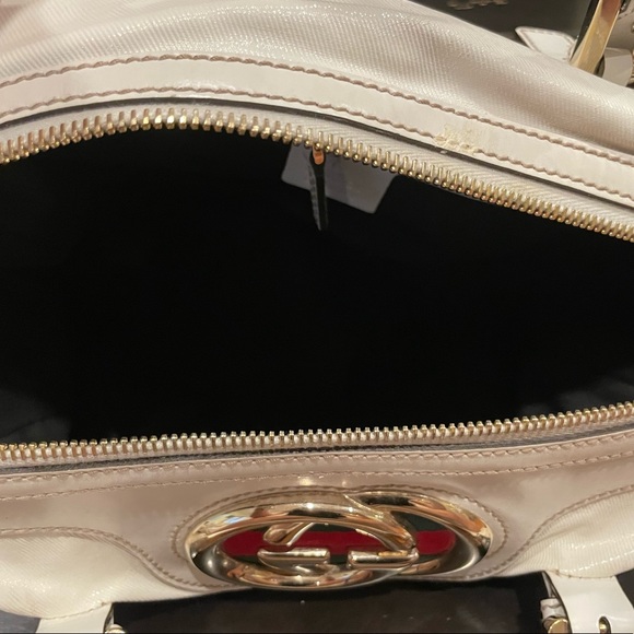GUCCI
White Dialux Britt Boston Bag - Picture 6 of 16